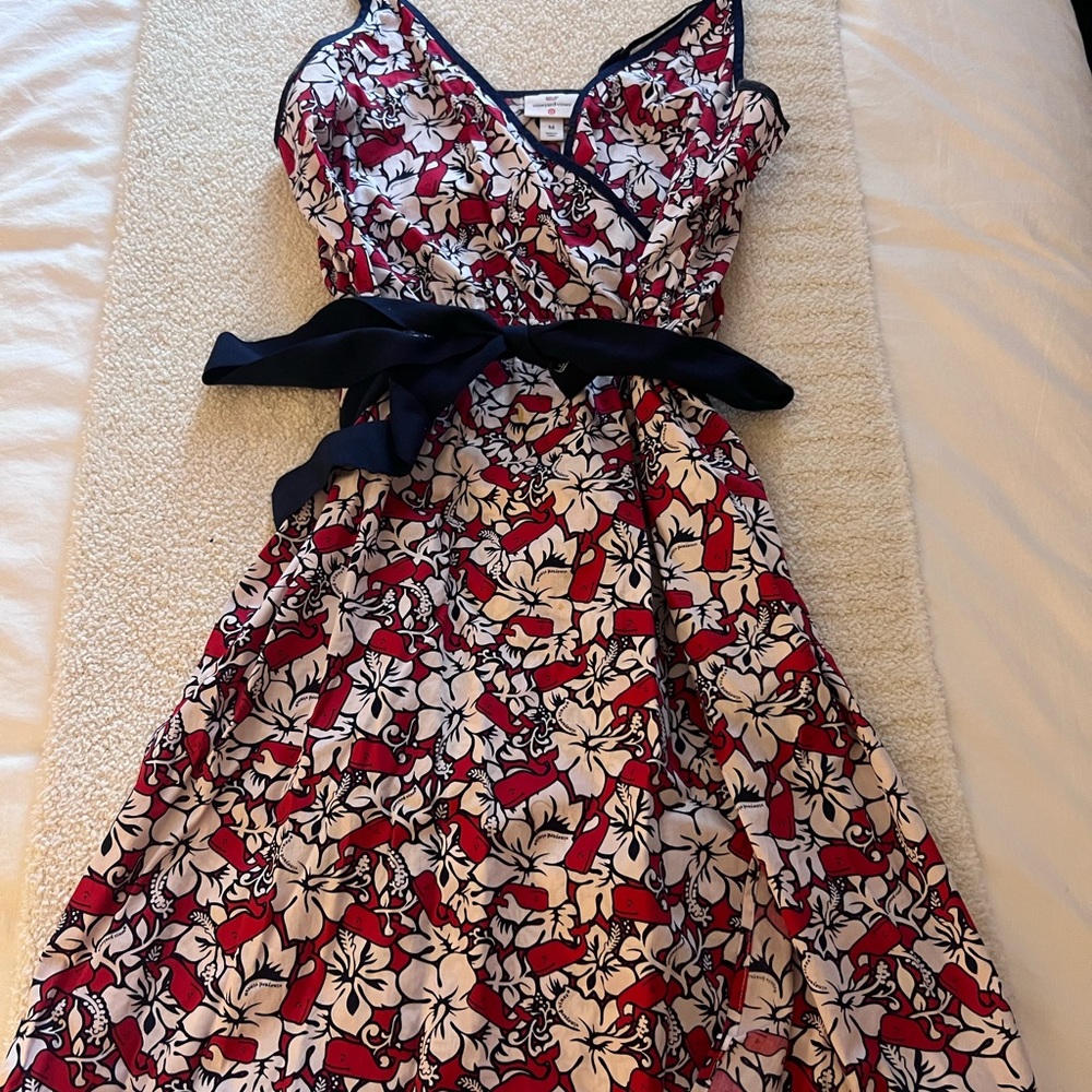 VINEYARD VINES Red white and blue dress